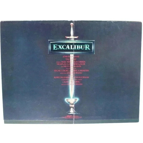 Vtg 1980 Excalibur Orion Promo Movie Press Screening Brochure Program - Picture 3 of 3